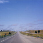 Open road in Missouri. 