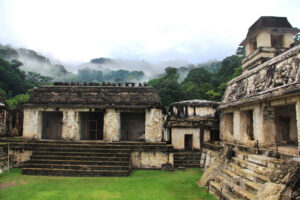 Palace at Palenque. Photo by Ricraider, Wikimedia Commons