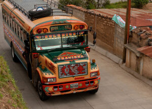 Public transport in Momostenango. Photo by DavidDennisPhotos.com